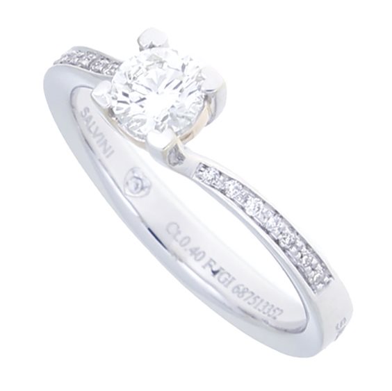 Anello Salvini Donna Battito in Oro bianco Diamante 0.5 Ct 81113600 - 81113600